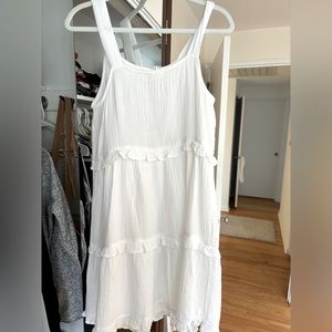 White Beach Cover Up- beand new, never worn size small